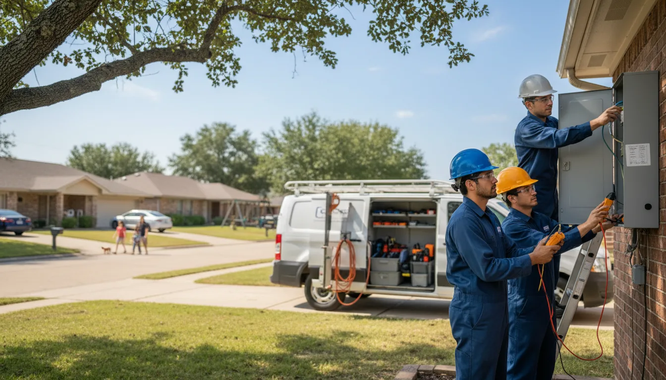Certified electrician providing emergency electrical services in Elliott, IA